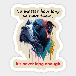 For dog lovers Sticker
